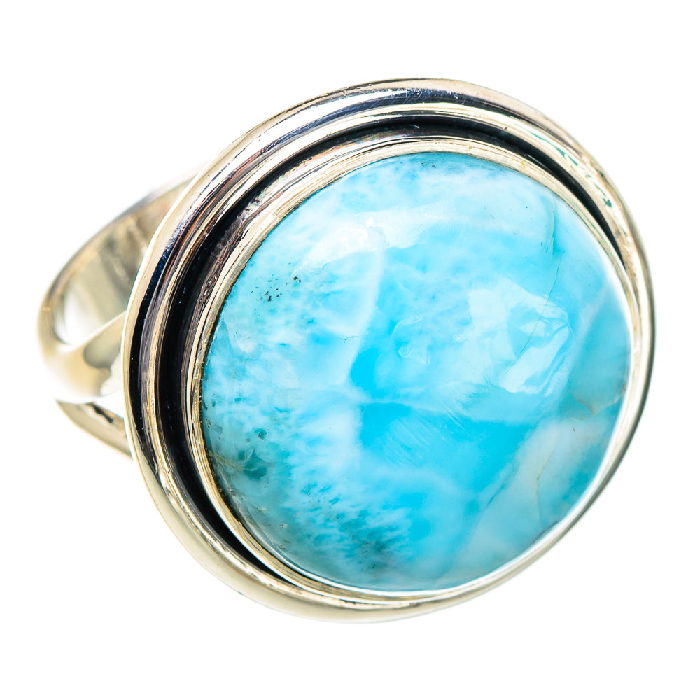 Larimar Rings handcrafted by Ana Silver Co - RING94996