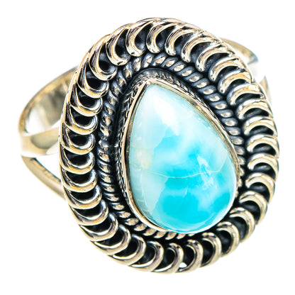 Larimar Rings handcrafted by Ana Silver Co - RING94997