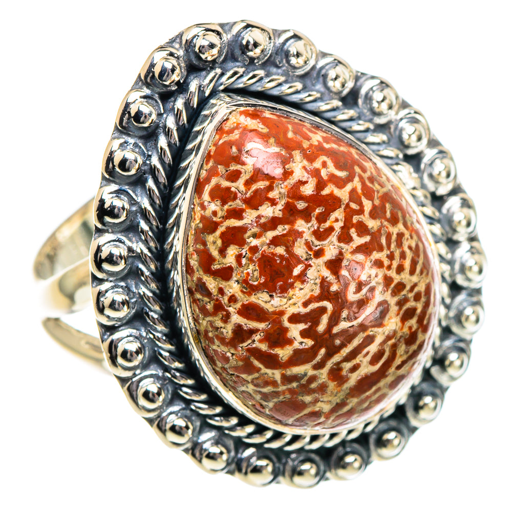 Dinosaur Bone Rings handcrafted by Ana Silver Co - RING95004