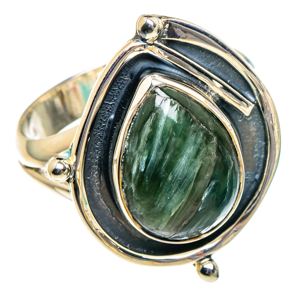 Seraphinite Rings handcrafted by Ana Silver Co - RING95014