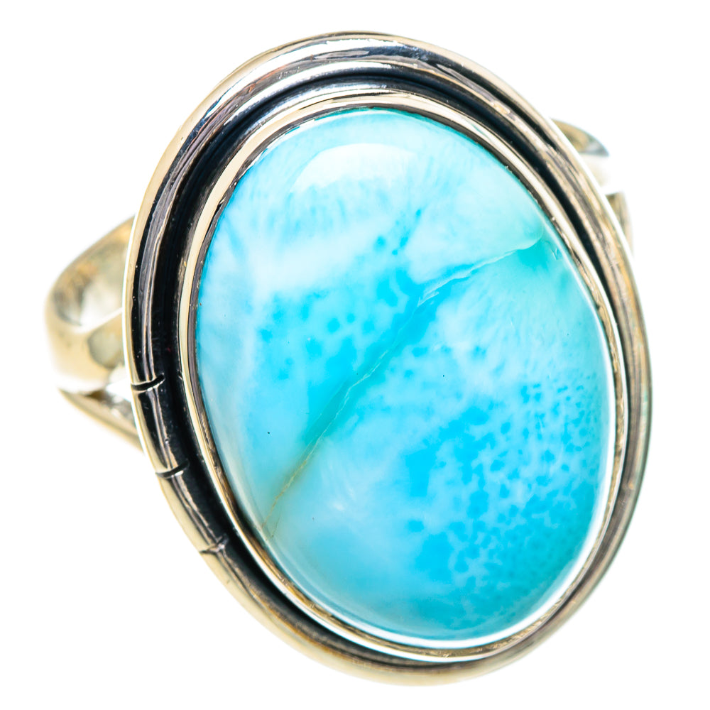 Larimar Rings handcrafted by Ana Silver Co - RING95017