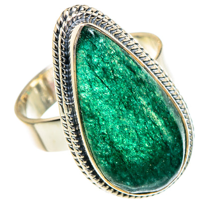 Green Aventurine Rings handcrafted by Ana Silver Co - RING95031