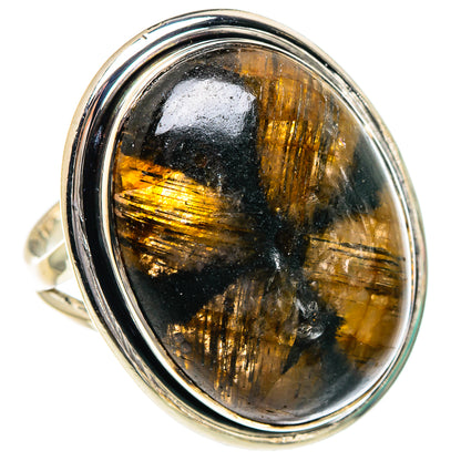Chiastolite Rings handcrafted by Ana Silver Co - RING95044