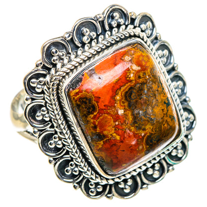 Morocco Agate Rings handcrafted by Ana Silver Co - RING95045 - Photo 2