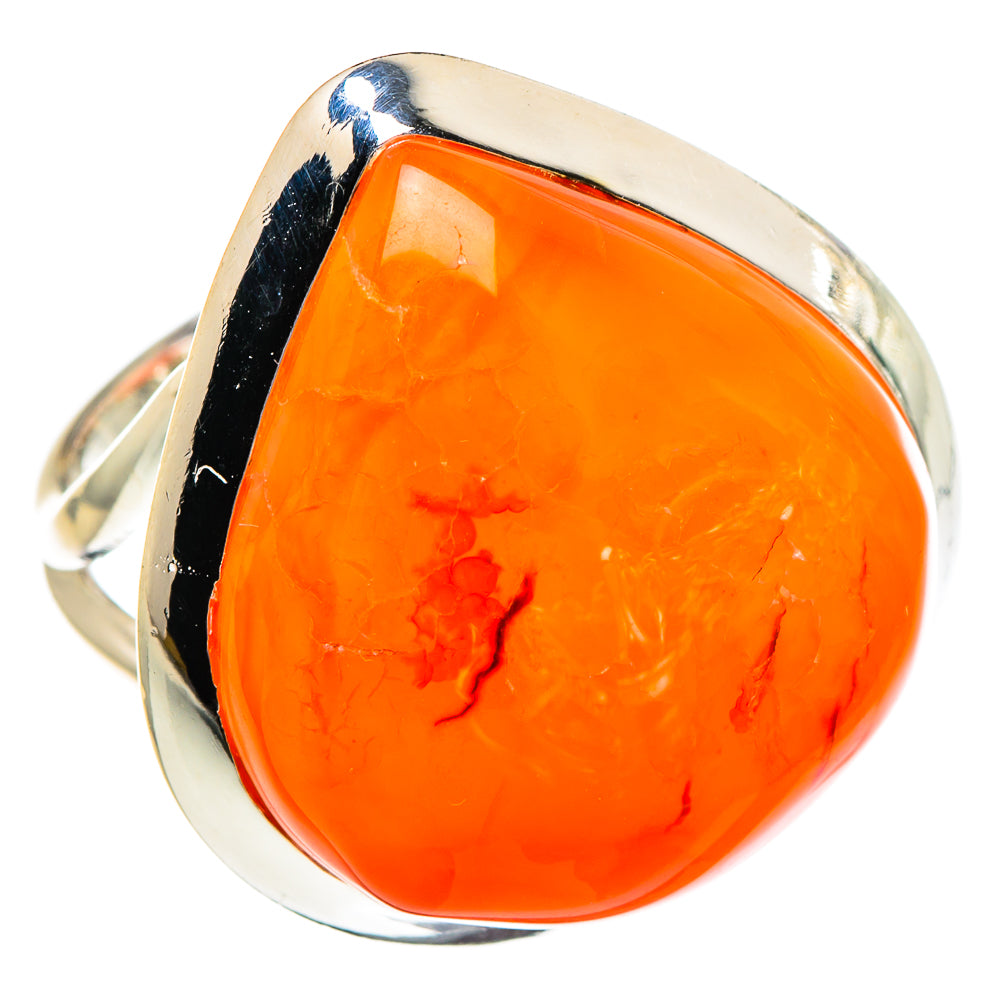 Carnelian Rings handcrafted by Ana Silver Co - RING95050
