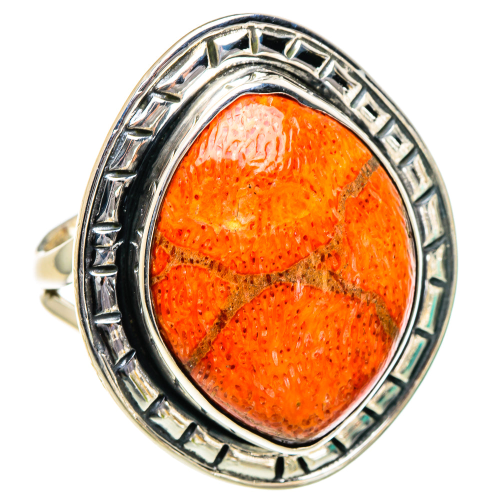 Sponge Coral Rings handcrafted by Ana Silver Co - RING95053