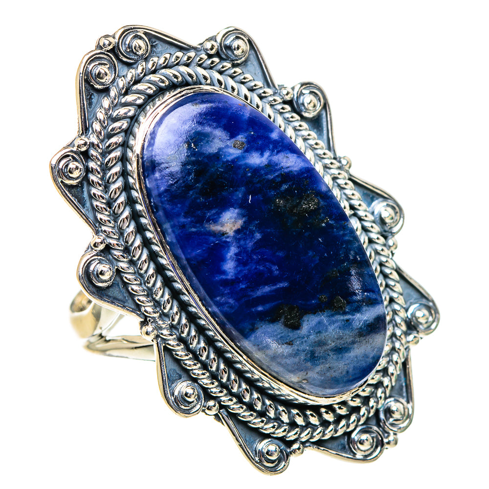 Sodalite Rings handcrafted by Ana Silver Co - RING95074