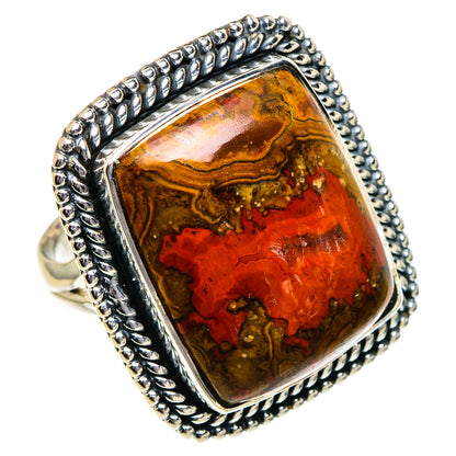 Morocco Agate Rings handcrafted by Ana Silver Co - RING95094
