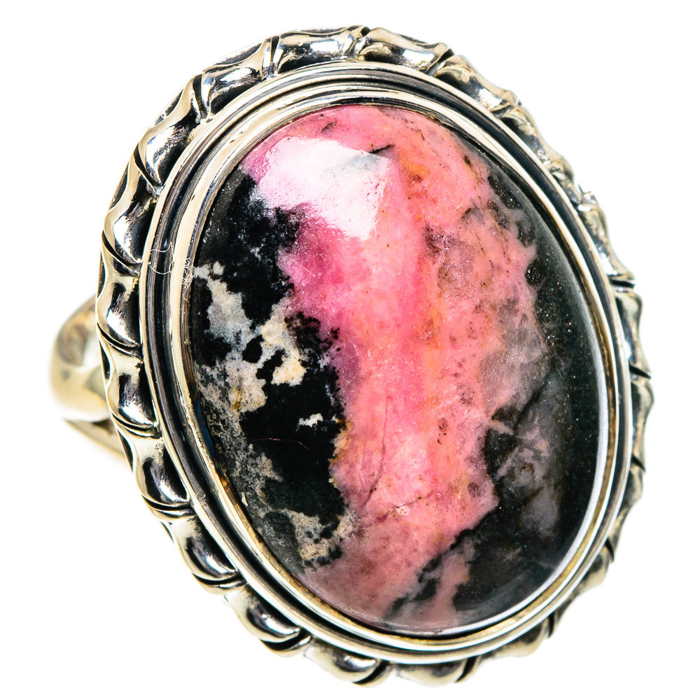 Rhodochrosite Rings handcrafted by Ana Silver Co - RING95100