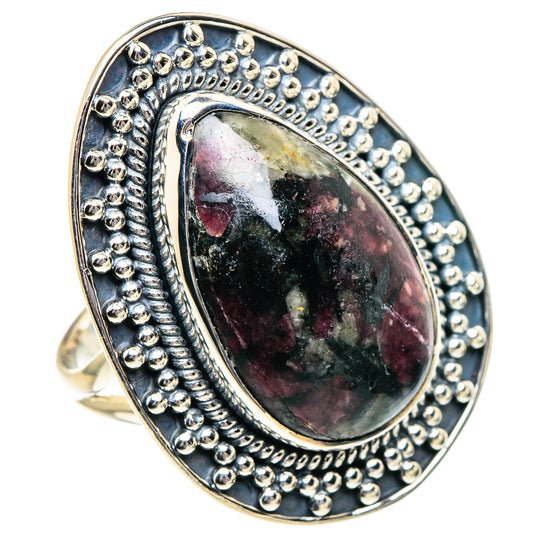 Russian Eudialyte Rings handcrafted by Ana Silver Co - RING95102 - Photo 2
