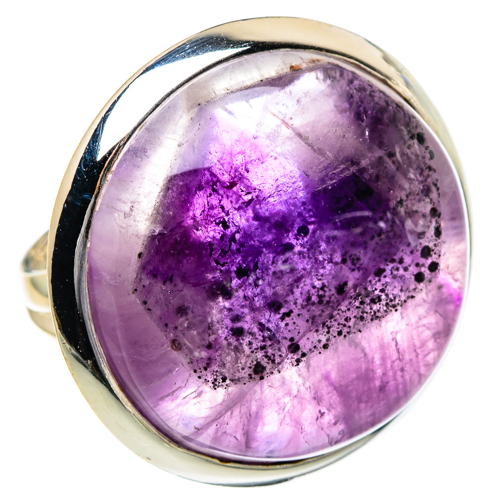 Chevron Amethyst Rings handcrafted by Ana Silver Co - RING95103