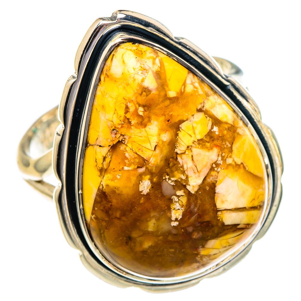 Brecciated Mookaite Rings handcrafted by Ana Silver Co - RING95145