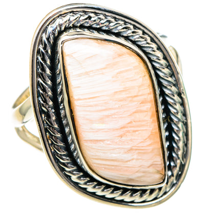 Scolecite Rings handcrafted by Ana Silver Co - RING95146 - Photo 2