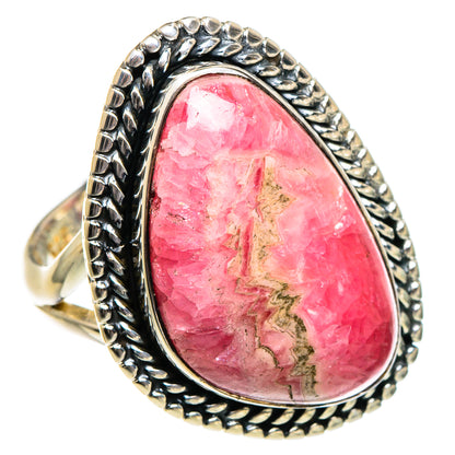 Rhodochrosite Rings handcrafted by Ana Silver Co - RING95149