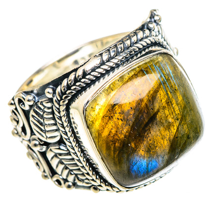 Labradorite Rings handcrafted by Ana Silver Co - RING95162