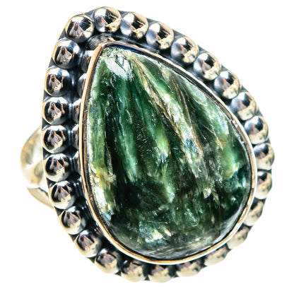 Seraphinite Rings handcrafted by Ana Silver Co - RING95168