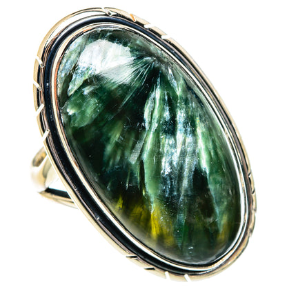 Seraphinite Rings handcrafted by Ana Silver Co - RING95170