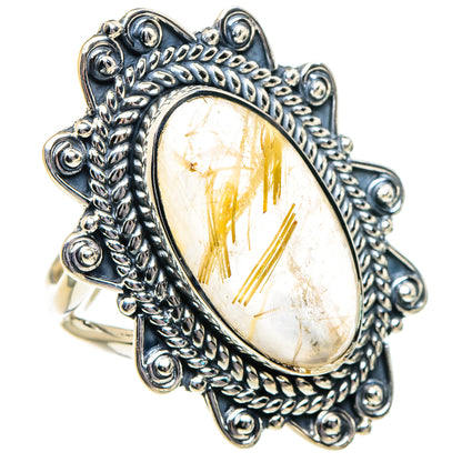 Rutilated Quartz Rings handcrafted by Ana Silver Co - RING95181