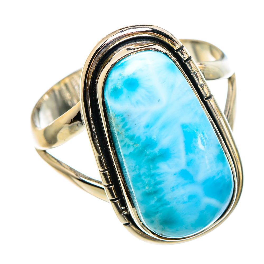 Larimar Rings handcrafted by Ana Silver Co - RING95185