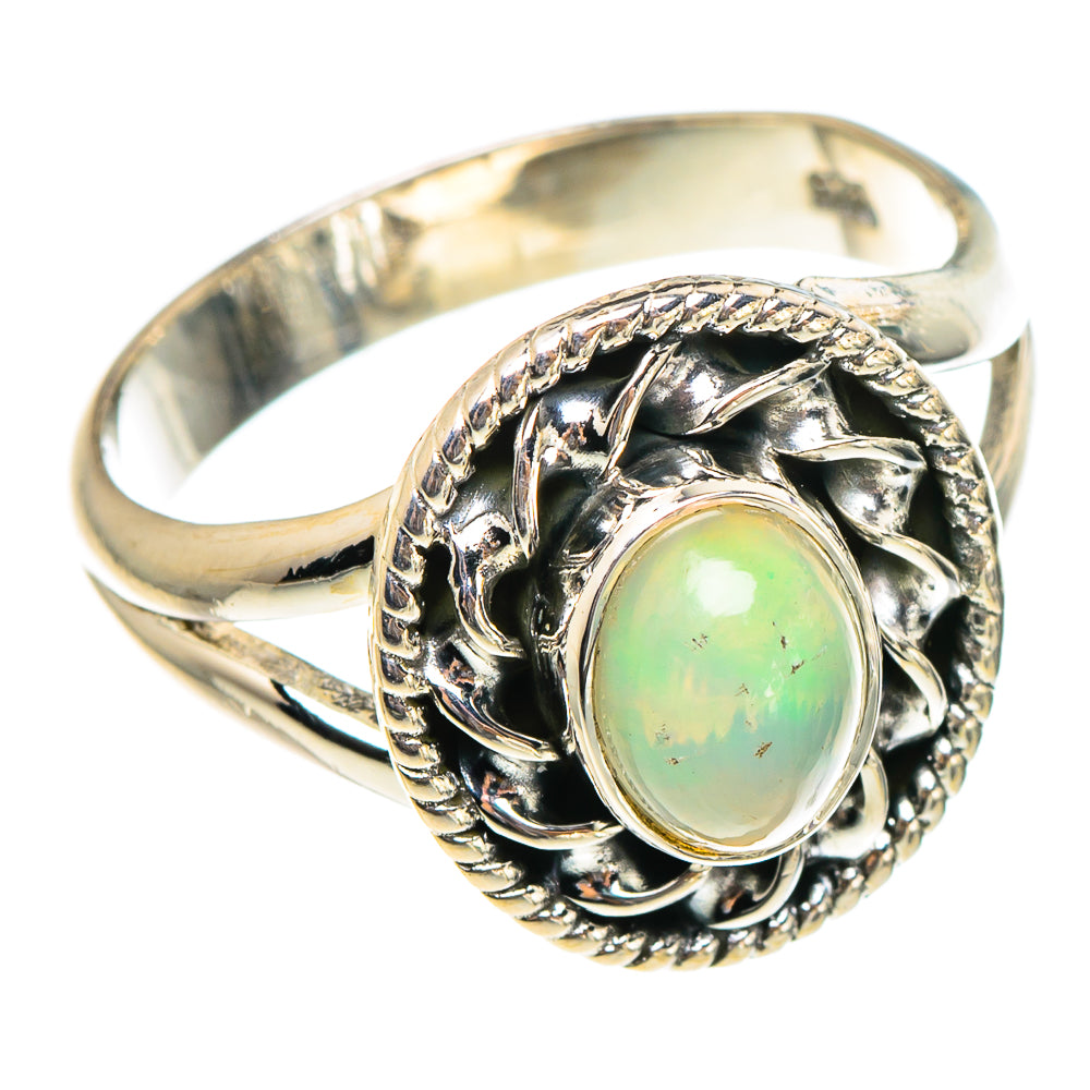 Ethiopian Opal Rings handcrafted by Ana Silver Co - RING95210