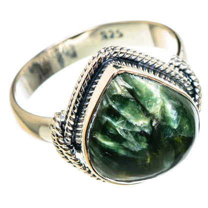 Seraphinite Rings handcrafted by Ana Silver Co - RING95220