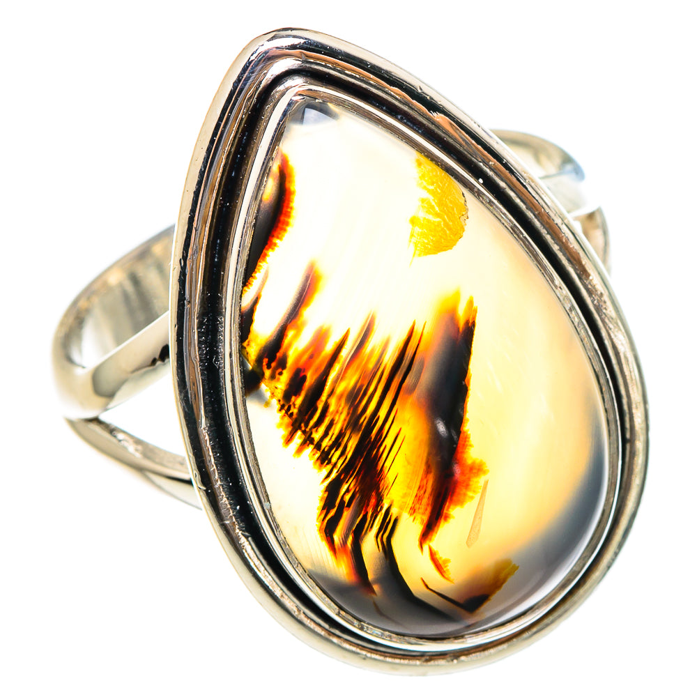 Montana Agate Rings handcrafted by Ana Silver Co - RING95251