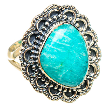 Amazonite Rings handcrafted by Ana Silver Co - RING95259 - Photo 2