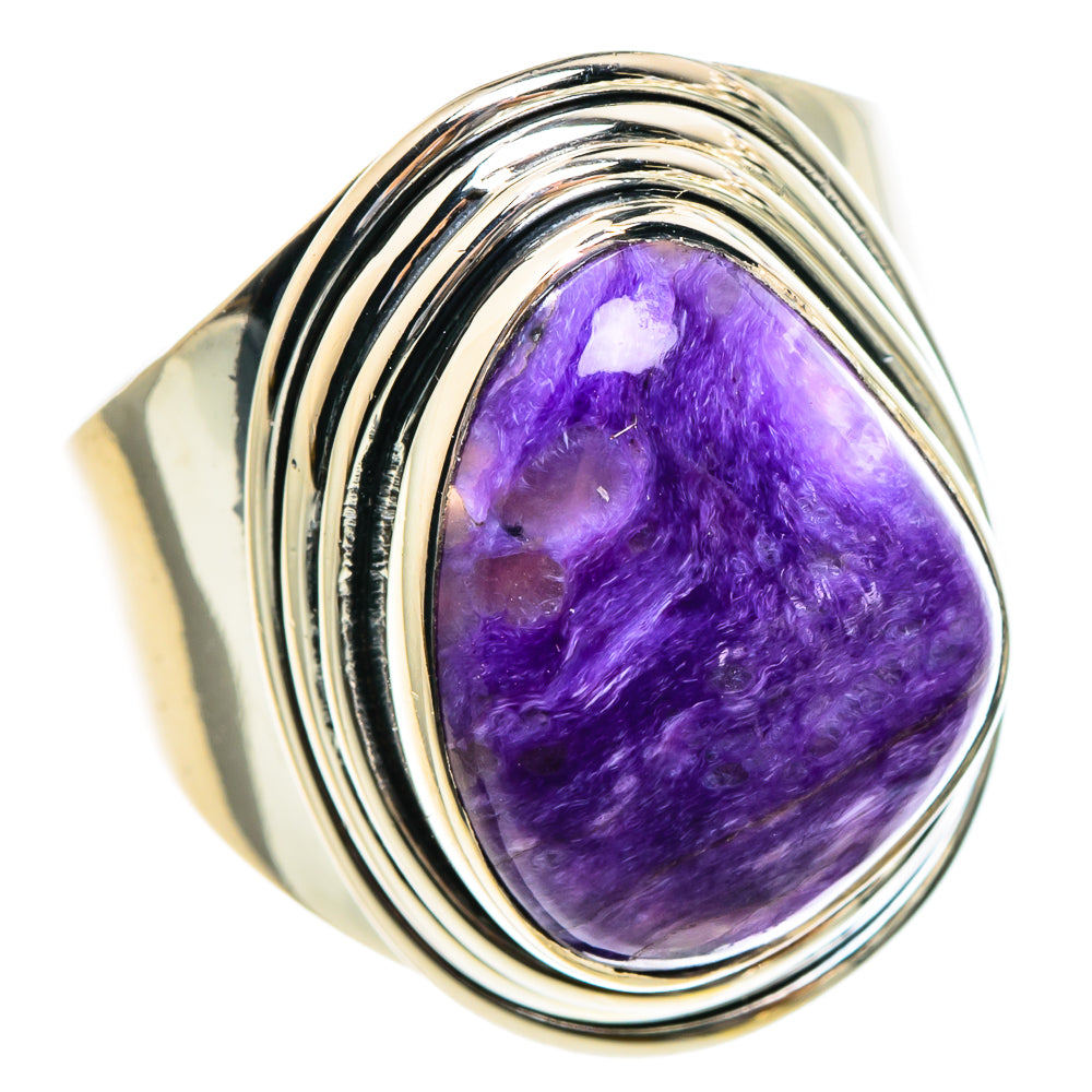 Charoite Rings handcrafted by Ana Silver Co - RING95264