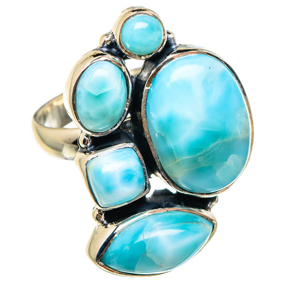 Larimar Rings handcrafted by Ana Silver Co - RING95273