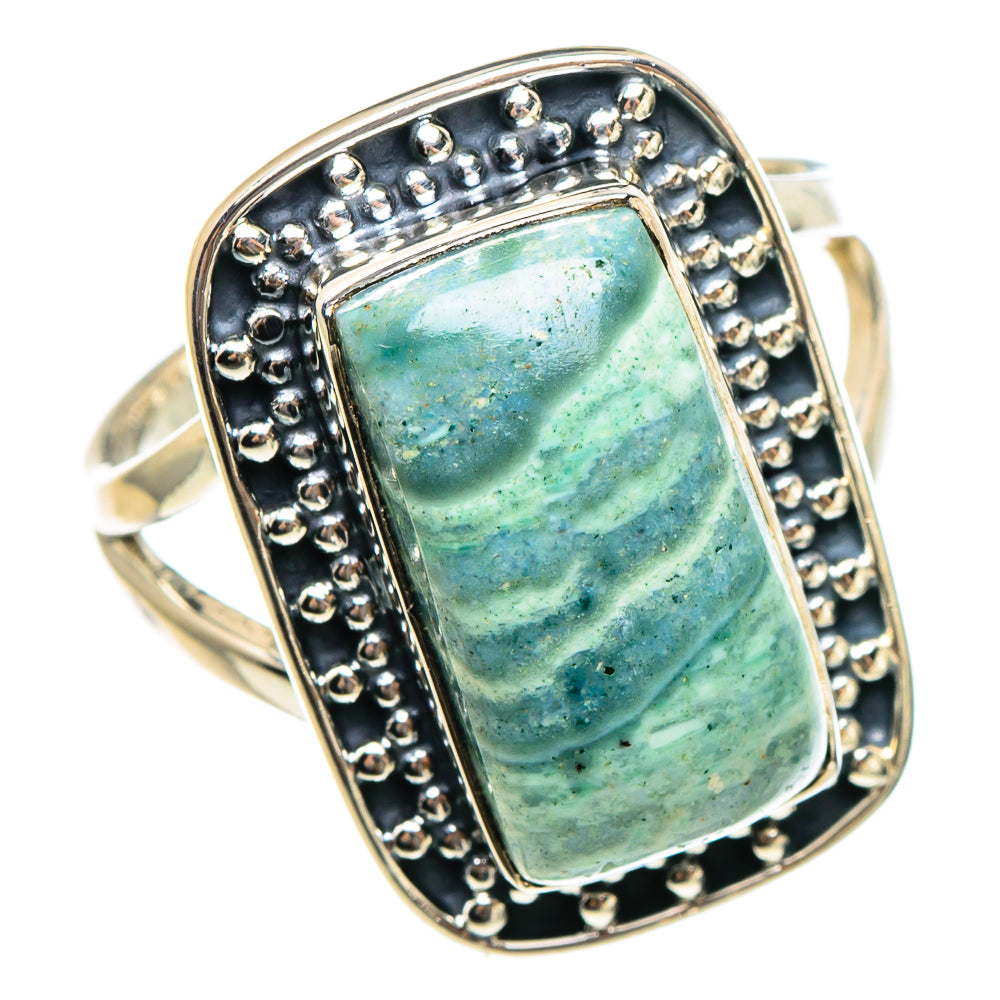 Ocean Jasper Rings handcrafted by Ana Silver Co - RING95278