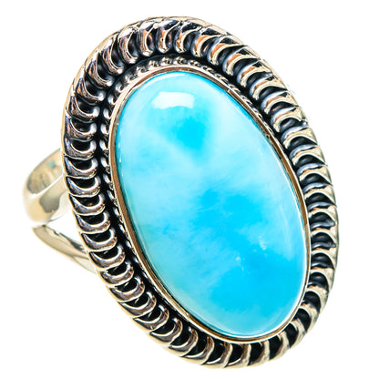 Larimar Rings handcrafted by Ana Silver Co - RING95288