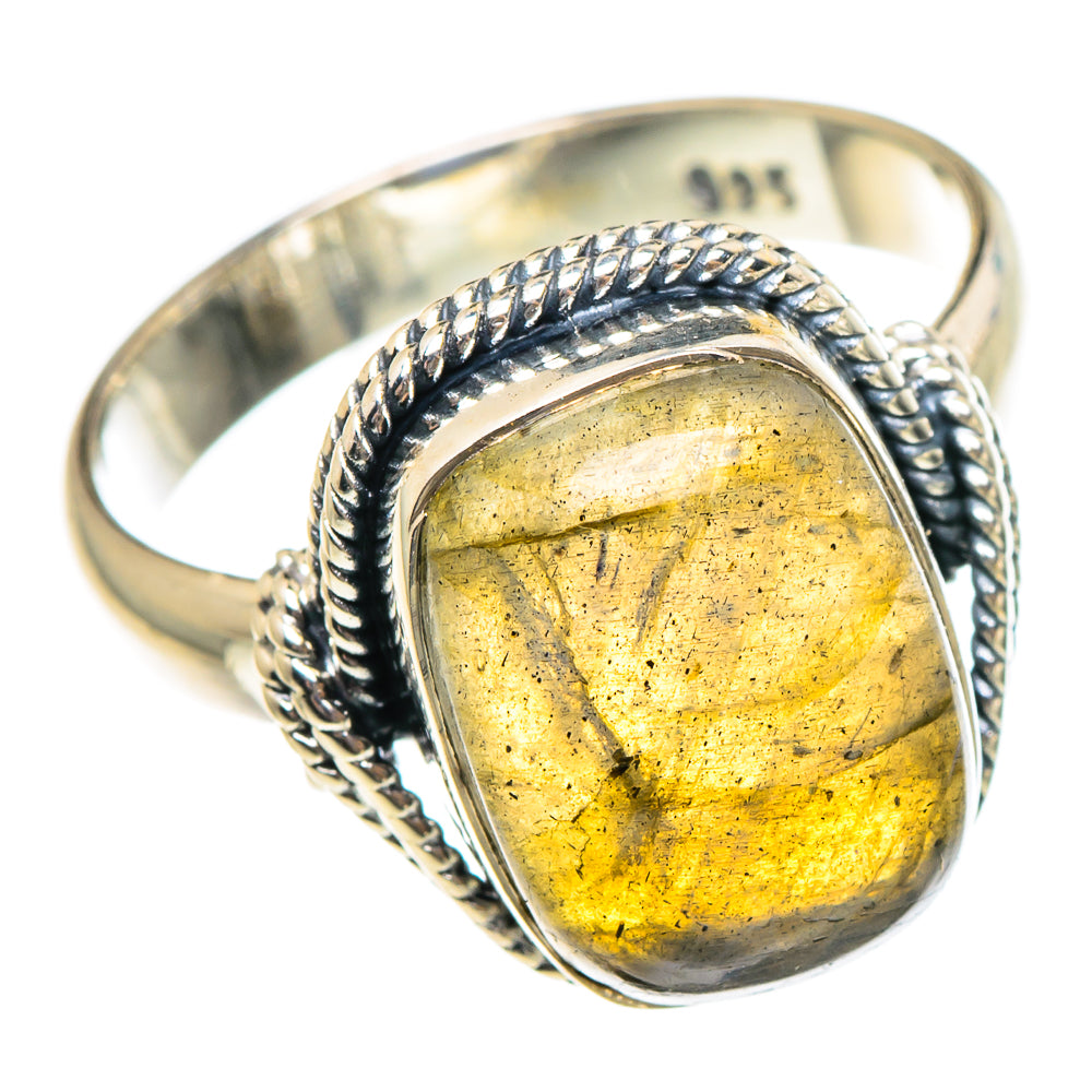 Labradorite Rings handcrafted by Ana Silver Co - RING95293