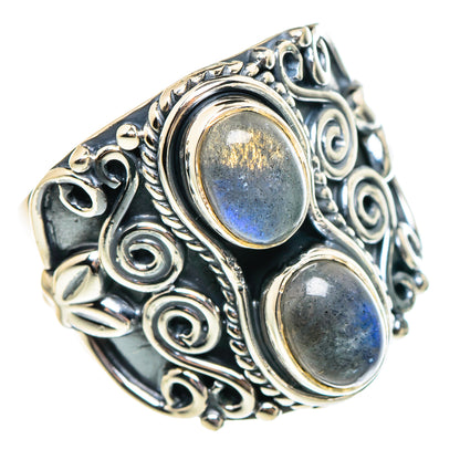 Labradorite Rings handcrafted by Ana Silver Co - RING95304