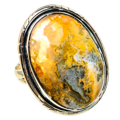 Ocean Jasper Rings handcrafted by Ana Silver Co - RING95321 - Photo 2