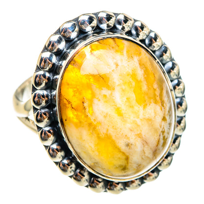 Plume Agate Rings handcrafted by Ana Silver Co - RING95323 - Photo 2