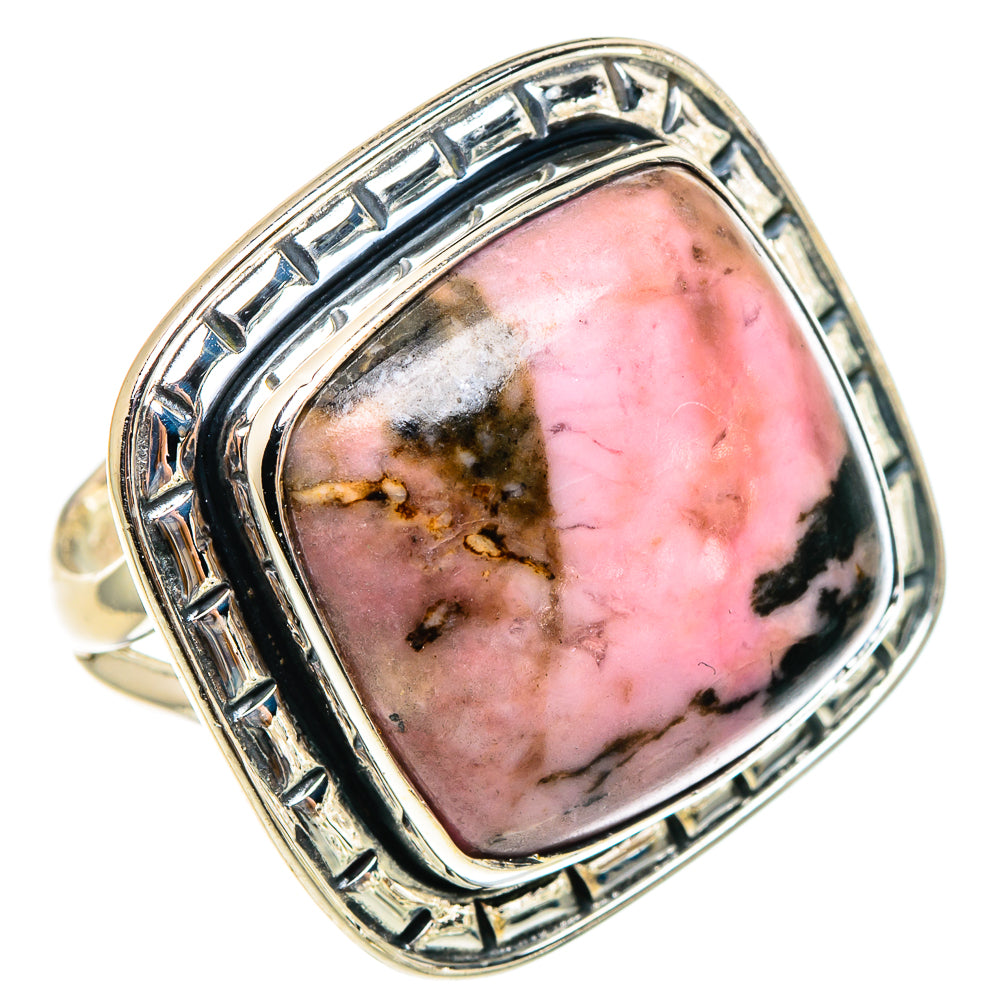 Rhodonite Rings handcrafted by Ana Silver Co - RING95324
