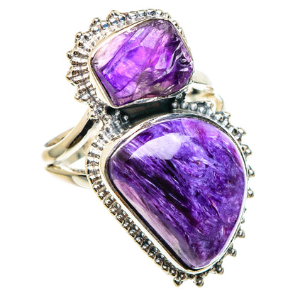 Charoite Rings handcrafted by Ana Silver Co - RING95328