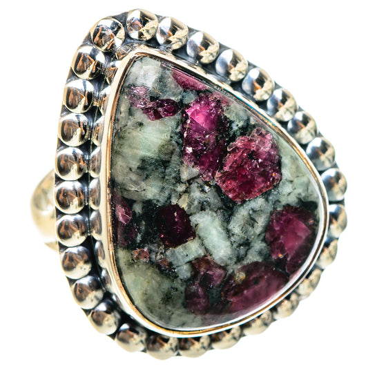 Russian Eudialyte Rings handcrafted by Ana Silver Co - RING95331