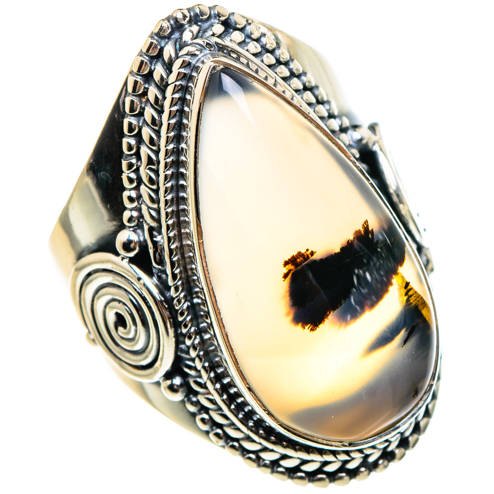 Montana Agate Rings handcrafted by Ana Silver Co - RING95334