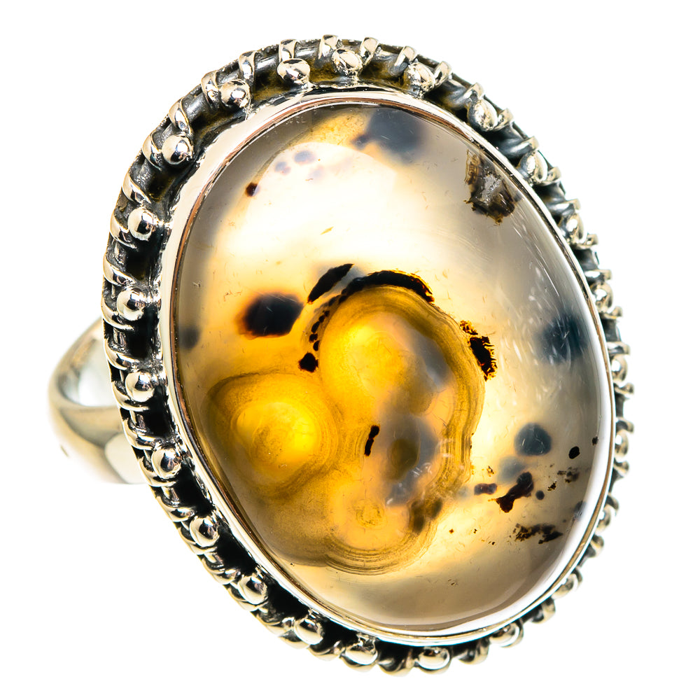 Montana Agate Rings handcrafted by Ana Silver Co - RING95335