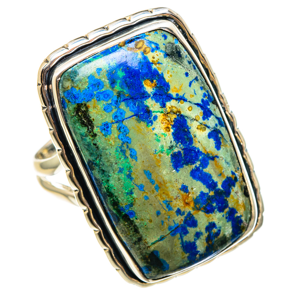 Azurite Rings handcrafted by Ana Silver Co - RING95339
