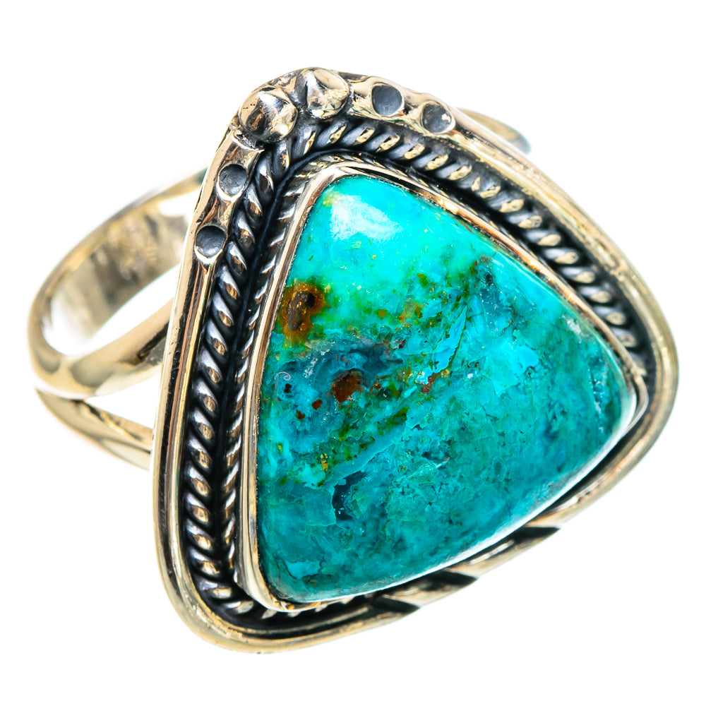 Chrysocolla Rings handcrafted by Ana Silver Co - RING95345