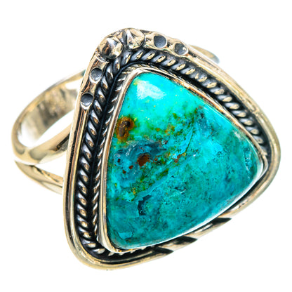 Chrysocolla Rings handcrafted by Ana Silver Co - RING95345