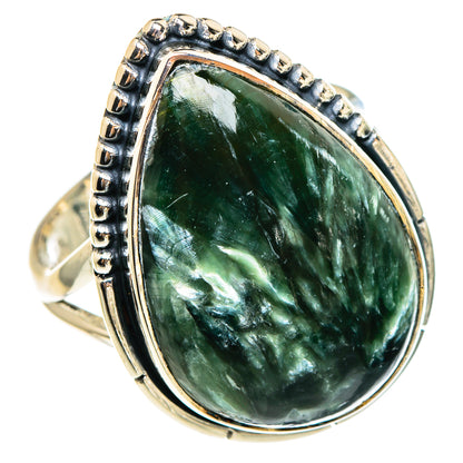 Seraphinite Rings handcrafted by Ana Silver Co - RING95351