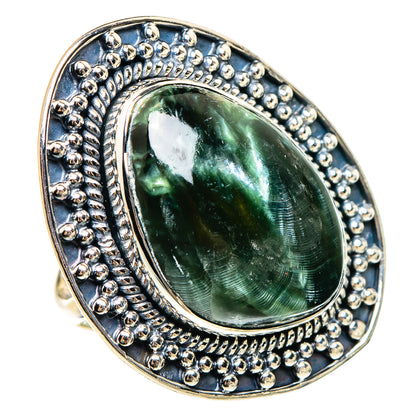 Seraphinite Rings handcrafted by Ana Silver Co - RING95358 - Photo 2