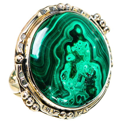 Malachite Rings handcrafted by Ana Silver Co - RING95359