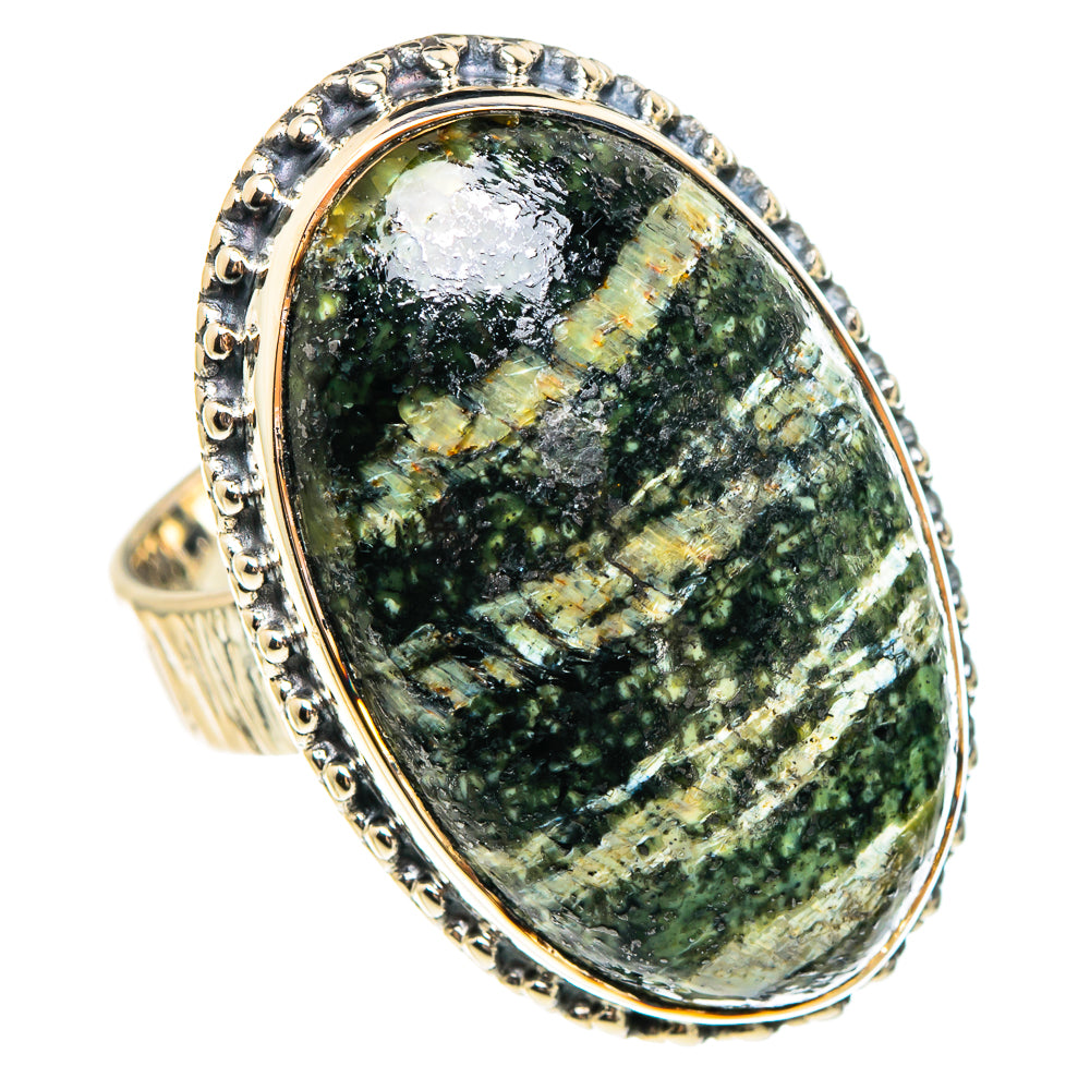 Lizard Jasper Rings handcrafted by Ana Silver Co - RING95361