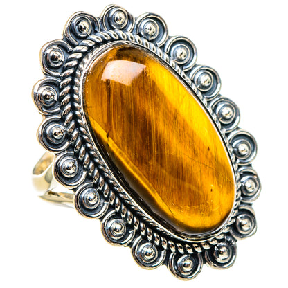 Tiger Eye Rings handcrafted by Ana Silver Co - RING95367 - Photo 2