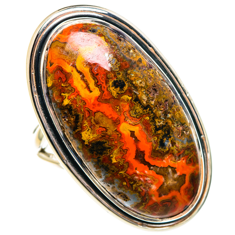 Morocco Agate Rings handcrafted by Ana Silver Co - RING95369