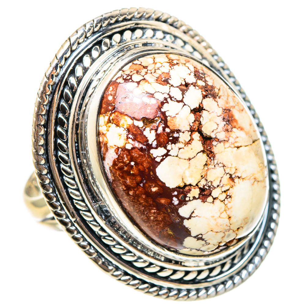 Wild Horse Jasper Rings handcrafted by Ana Silver Co - RING95370 - Photo 2